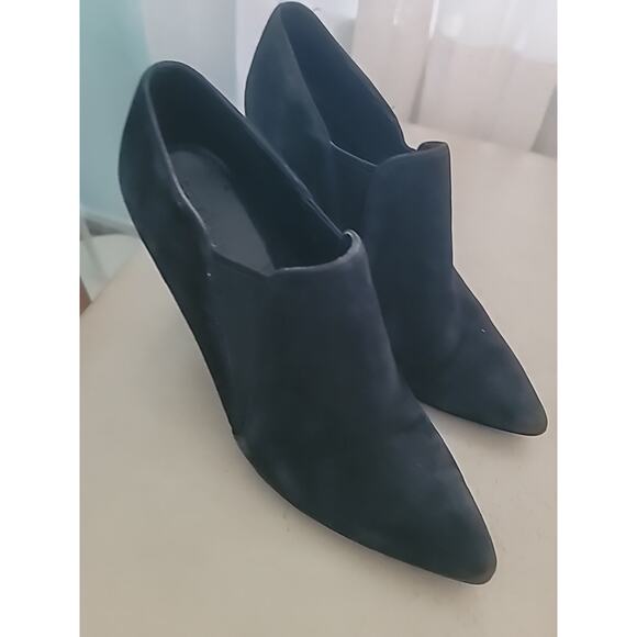 Cole Haan Women's Size 8 Grand OS Signature Black Suede Ankle Boots Stiletto - Picture 6 of 14